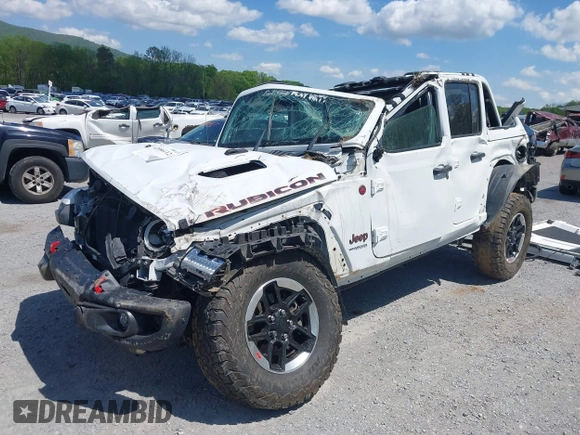 2020 Jeep Wrangler Unlimited Rubicon z VIN 1C4JJXFM5LW278740, wystawiony jako IAAI lot #42086112 z przebiegiem 93 658 mil mil oraz . Historia ofert i sprzedaży dostępna na DreamBid. Obrazek 6.