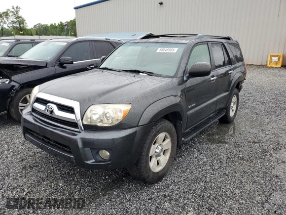 2008 Toyota 4Runner SR5 with VIN JTEBU14R98K020979, listed as a Copart auction lot 58045935 with 147,536 mi miles and Salvage title. Bid and sale history available at DreamBid. Image 1.