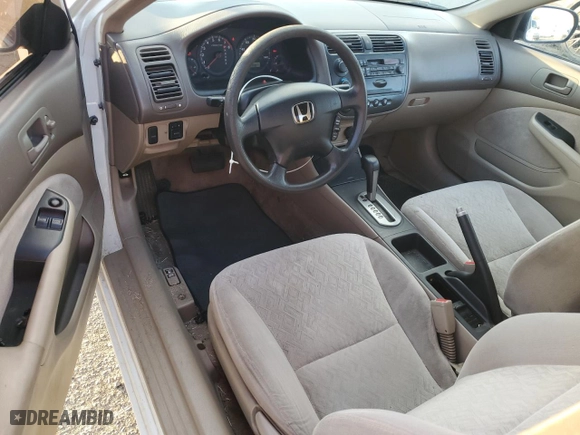 2002 Honda Civic LX with VIN 1HGEM22542L073003, listed as a Copart auction lot 43032965 with 139,871 mi miles and Clean Title. Bid and sale history available at carsss.com. Image 8.