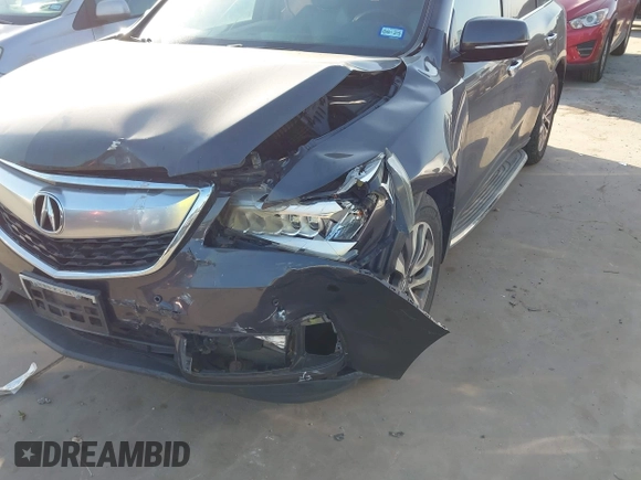 2014 Acura MDX Tech Pkg with VIN 5FRYD4H48EB007419, listed as a IAAI auction lot 42014202 with 1 mi miles. Bid and sale history available at carsss.com. Image 17.