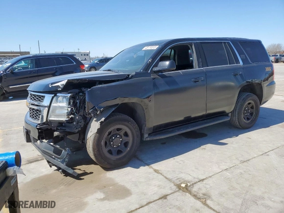 2020 Chevrolet Tahoe Commercial with VIN 1GNLCDEC7LR240636, listed as a Copart auction lot 48174515 with 103,502 mi miles and Salvage Title. Bid and sale history available at carsss.com. Image 1.