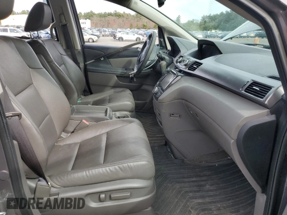 2015 Honda Odyssey Touring Elite with VIN 5FNRL5H95FB117971, listed as a Copart auction lot 52083475 with 82,626 mi miles and Salvage Title. Bid and sale history available at DreamBid. Image 7.