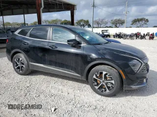 2025 Kia Sportage EX with VIN 5XYK33DF8SG260854, listed as a Copart auction lot 47973585 with Not provided miles and Salvage title. Bid and sale history available at DreamBid. Image 4.