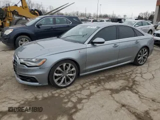 2012 Audi A6 with VIN WAUJGBFC5CN135797, listed as a Copart auction lot 51867475 with 88,559 mi miles and Salvage title. Bid and sale history available at DreamBid. Image 1.