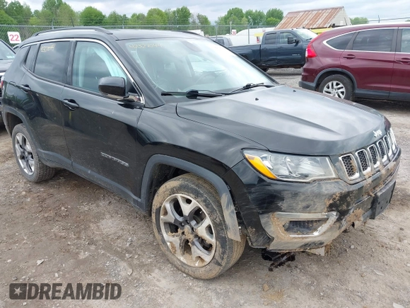 2019 Jeep Compass Limited with VIN 3C4NJDCB2KT821856, listed as a IAAI auction lot 42327044 with 74,534 mi miles and . Bid and sale history available at DreamBid. Image 1.