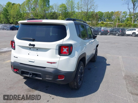 2023 Jeep Renegade Trailhawk with VIN ZACNJDC18PPP12658, listed as a IAAI auction lot 42021264 with 16,187 mi miles and . Bid and sale history available at DreamBid. Image 4.