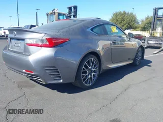 2017 Lexus RC 200t with VIN JTHHA5BCXH5005482, listed as a IAAI auction lot 41347083 with 85,763 mi miles and . Bid and sale history available at DreamBid. Image 4.