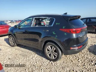 2017 Kia Sportage LX with VIN KNDPMCAC6H7102614, listed as a Copart auction lot 54190025 with 141,434 mi miles and Salvage Title. Bid and sale history available at DreamBid. Image 2.