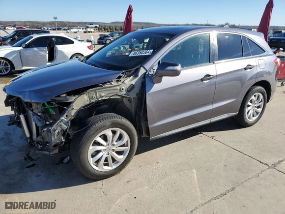 2017 Acura RDX w/Technology Pkg with VIN 5J8TB3H5XHL019854, listed as a Copart auction lot 86350364 with 91,141 mi miles and Salvage Title. Bid and sale history available at carsss.com. Image 1.