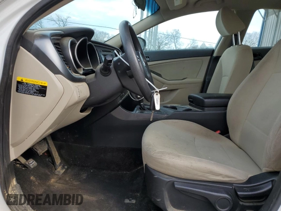 2015 Kia Optima LX with VIN KNAGM4A78F5608573, listed as a Copart auction lot 44223355 with 80,715 mi miles and Salvage Title. Bid and sale history available at carsss.com. Image 7.