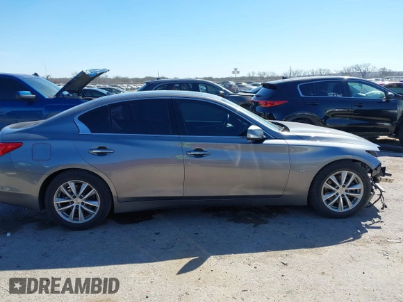 2015 Infiniti Q50 Premium with VIN JN1BV7AP3FM343677, listed as a IAAI auction lot 41811842 with 110,486 mi miles. Bid and sale history available at carsss.com. Image 14.