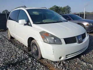 2004 Nissan Quest S with VIN 5N1BV28U84N345665, listed as a IAAI auction lot 41661482 with Not Provided miles. Bid and sale history available at carsss.com. Image 1.