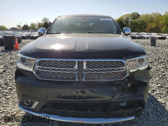 2017 Dodge Durango Citadel with VIN 1C4RDJEGXHC766870, listed as a Copart auction lot 53287365 with 222,047 mi miles and Salvage title. Bid and sale history available at DreamBid. Image 5.
