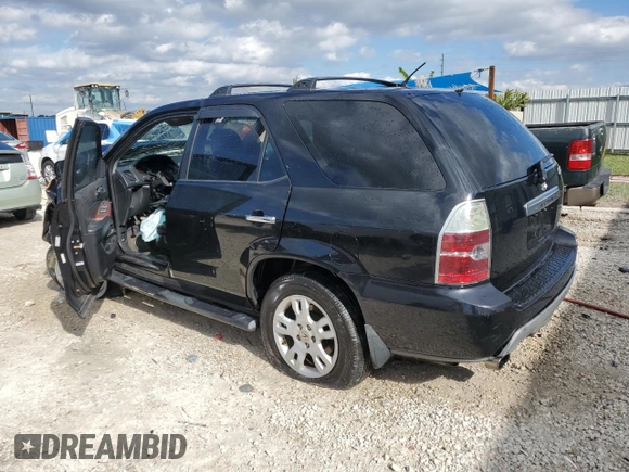 2004 Acura MDX Touring Pkg w/Navigation with VIN 2HNYD18824H522423, listed as a Copart auction lot 37157884 with 0 mi miles and Non Repairable. Bid and sale history available at carsss.com. Image 2.