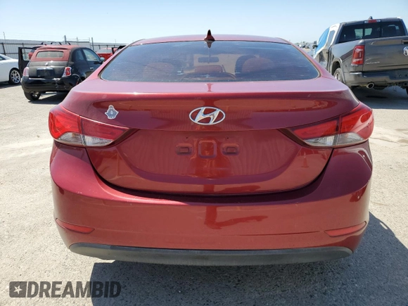 2015 Hyundai Elantra SE z VIN 5NPDH4AE2FH549738, wystawiony jako Copart lot #57289355 z przebiegiem 103 411 mil mil oraz Szkody całkowita. Historia ofert i sprzedaży dostępna na DreamBid. Obrazek 6.