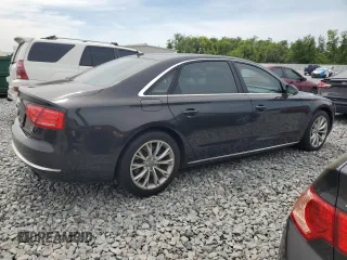 2012 Audi A8 with VIN WAURVAFD7CN026141, listed as a Copart auction lot 49532335 with 201,042 mi miles and Clean Title. Bid and sale history available at DreamBid. Image 3.