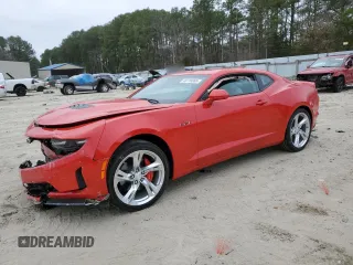 2022 Chevrolet Camaro LT1 with VIN 1G1FF1R7XN0128728, listed as a Copart auction lot 49118065 with 5,001 mi miles and Salvage Title. Bid and sale history available at carsss.com. Image 1.