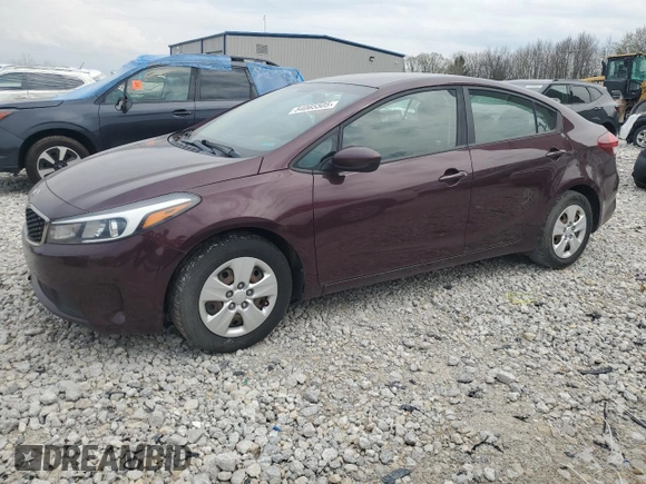 2018 Kia Forte LX with VIN 3KPFK4A71JE199527, listed as a Copart auction lot 54065505 with 80,135 mi miles and Clean Title. Bid and sale history available at carsss.com. Image 1.