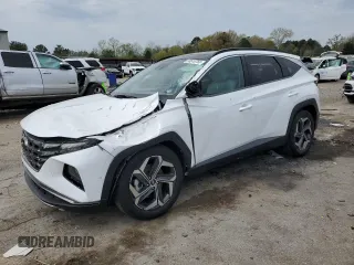 2022 Hyundai Tucson Limited with VIN 5NMJE3AE0NH025635, listed as a Copart auction lot 50610765 with 49,587 mi miles and Salvage Title. Bid and sale history available at carsss.com. Image 1.