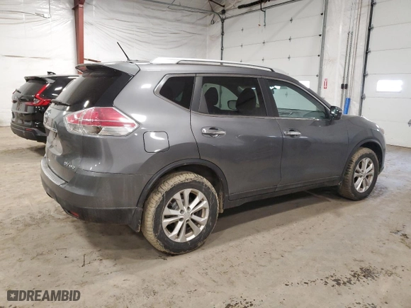 2015 Nissan Rogue SL with VIN 5N1AT2MV8FC770527, listed as a Copart auction lot 48402715 with 92,952 mi miles and Salvage Title. Bid and sale history available at carsss.com. Image 3.