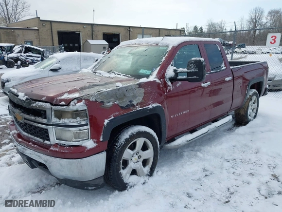 2015 Chevrolet Silverado 1500 Work Truck with VIN 1GCVKPECXFZ337405, listed as a IAAI auction lot 41989619 with 85,178 mi miles. Bid and sale history available at carsss.com. Image 2.