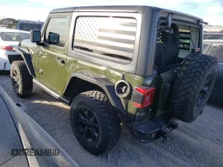 2021 Jeep Wrangler Sport S with VIN 1C4HJXAG6MW557583, listed as a Copart auction lot 88603685 with 28,325 mi miles and Salvage Title. Bid and sale history available at DreamBid. Image 2.