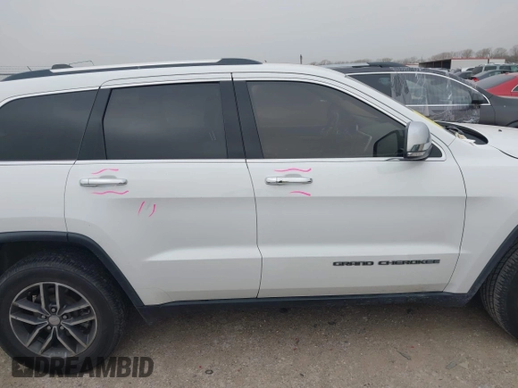 2017 Jeep Grand Cherokee Limited with VIN 1C4RJEBG7HC696166, listed as a IAAI auction lot 41712752 with 88,162 mi miles. Bid and sale history available at carsss.com. Image 13.