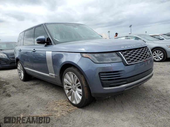 2020 Land Rover Range Rover z VIN SALGS5SEXLA591508, wystawiony jako Copart lot #74611554 z przebiegiem Nie podano mil oraz Nie do naprawy • Non repairable. Historia ofert i sprzedaży dostępna na DreamBid. Obrazek 4.