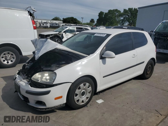 2009 Volkswagen Rabbit S with VIN WVWAB71K99W143367, listed as a Copart auction lot 52926345 with 175,584 mi miles and Salvage title. Bid and sale history available at DreamBid. Image 1.