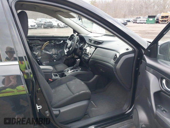 2017 Nissan Rogue SV with VIN KNMAT2MV9HP527518, listed as a IAAI auction lot 41655913 with 127,359 mi miles. Bid and sale history available at carsss.com. Image 5.