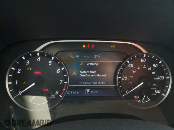 2022 Nissan Frontier S with VIN 1N6ED1CM5NN623040, listed as a Copart auction lot 49469315 with 57,510 mi miles and Salvage title. Bid and sale history available at DreamBid. Image 9.