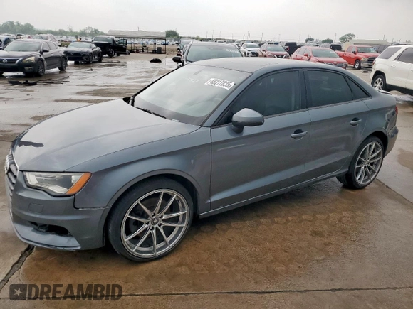 2015 Audi A3 1.8T Premium with VIN WAUACGFF5F1010023, listed as a Copart auction lot 48317835 with 100,277 mi miles and Salvage Title. Bid and sale history available at carsss.com. Image 1.