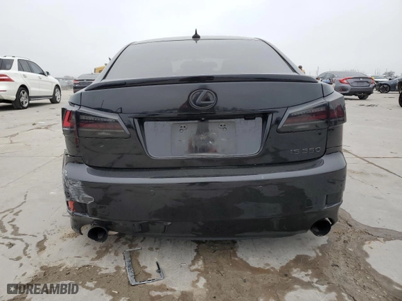 2011 Lexus IS 350 with VIN JTHBE5C24B5027680, listed as a Copart auction lot 43803135 with 180,148 mi miles and Salvage Title. Bid and sale history available at carsss.com. Image 6.
