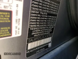 2020 Land Rover Range Rover Sport HSE with VIN SALWR2SUXLA747530, listed as a Copart auction lot 55449165 with 90,404 mi miles and Salvage title. Bid and sale history available at DreamBid. Image 13.