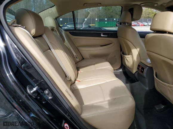 2013 Hyundai Genesis 5.0L R-Spec with VIN KMHGC4DH8DU245961, listed as a Copart auction lot 48673855 with 120,579 mi miles and Salvage Title. Bid and sale history available at carsss.com. Image 10.