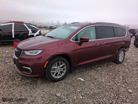 2021 Chrysler Pacifica Touring L with VIN 2C4RC1BG7MR575755, listed as a Copart auction lot 81154854 with 33,627 mi miles and Salvage Title. Bid and sale history available at carsss.com. Image 1.