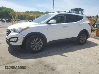 2014 Hyundai Santa Fe with VIN 5XYZU3LB9EG199626, listed as a Copart auction lot 56521985 with 129,979 mi miles and Salvage title. Bid and sale history available at DreamBid. Image 1.