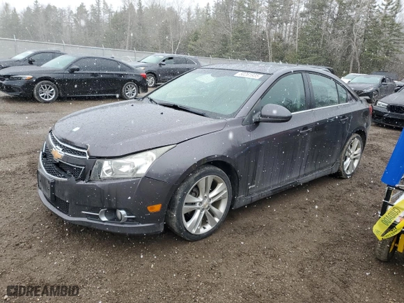 2011 Chevrolet Cruze LT w/2LT with VIN 1G1PG5S91B7233231, listed as a Copart auction lot 50261935 with 160,604 mi miles and Salvage Title. Bid and sale history available at carsss.com. Image 1.