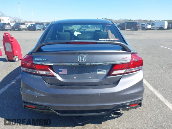 2015 Honda Civic Sedan Si with VIN 2HGFB6E50FH703745, listed as a IAAI auction lot 41910964 with 121,107 mi miles. Bid and sale history available at carsss.com. Image 16.