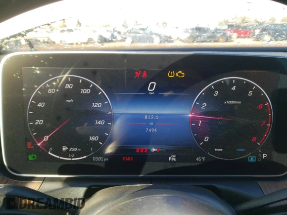 2024 Mercedes-Benz C 300 with VIN W1KAF4HBXRR164323, listed as a Copart auction lot 42512355 with 7,494 mi miles and Salvage Title. Bid and sale history available at DreamBid. Image 9.