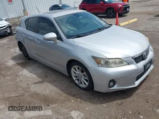 2012 Lexus CT with VIN JTHKD5BH0C2082560, listed as a IAAI auction lot 42221415 with 194,321 mi miles. Bid and sale history available at carsss.com. Image 1.