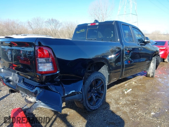 2022 Ram 1500 Big Horn with VIN 1C6SRFBT5NN202973, listed as a IAAI auction lot 41623935 with 45,045 mi miles and . Bid and sale history available at DreamBid. Image 4.
