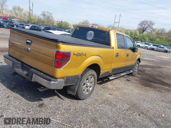 2009 Ford F-150 XL with VIN 1FTPW14V49KC41926, listed as a IAAI auction lot 42010884 with 132,529 mi miles. Bid and sale history available at carsss.com. Image 4.