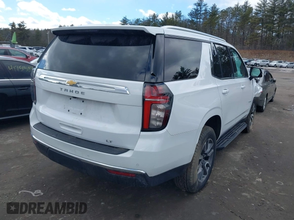 2022 Chevrolet Tahoe LT with VIN 1GNSKNKD1NR304805, listed as a IAAI auction lot 41727737 with 43,805 mi miles and . Bid and sale history available at DreamBid. Image 4.