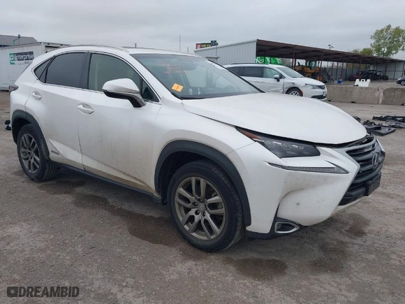 2016 Lexus NX 300h with VIN JTJBJRBZ6G2033327, listed as a IAAI auction lot 41092937 with 94,373 mi miles. Bid and sale history available at carsss.com. Image 1.