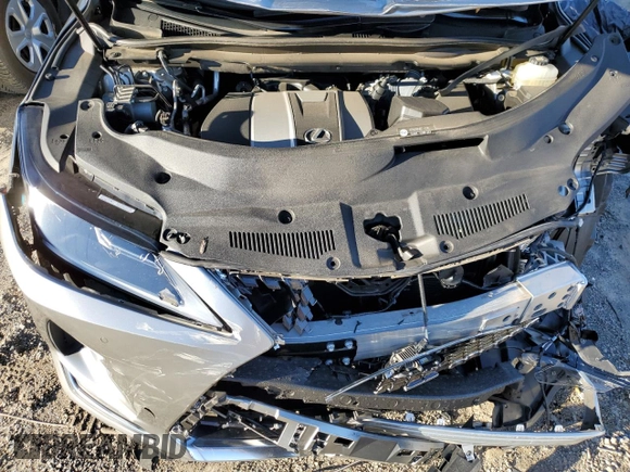 2022 Lexus RX with VIN JTJHZMDA9N2058376, listed as a Copart auction lot 45539255 with 19,503 mi miles and Salvage Title. Bid and sale history available at carsss.com. Image 12.