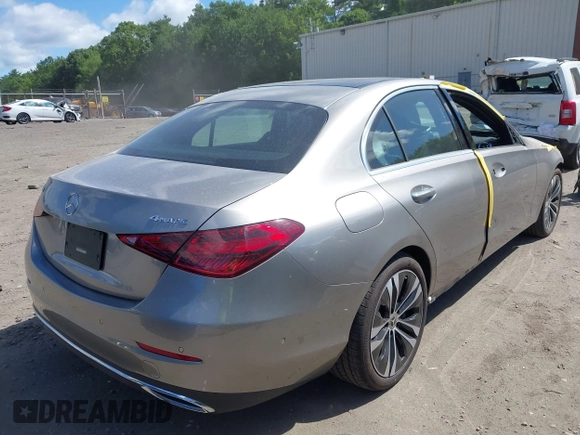 2022 Mercedes-Benz C 300 with VIN W1KAF4HB2NR062167, listed as a IAAI auction lot 42523167 with 12,546 mi miles and . Bid and sale history available at DreamBid. Image 4.