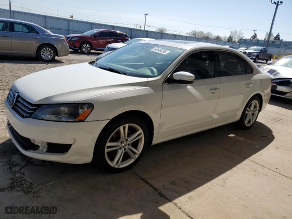 2014 Volkswagen Passat SE w/Sunroof with VIN 1VWBS7A32EC111673, listed as a Copart auction lot 54444255 with 146,068 mi miles and Clean Title. Bid and sale history available at carsss.com. Image 1.