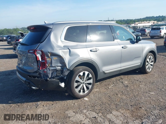 2021 Kia Telluride S with VIN 5XYP6DHC8MG167726, listed as a IAAI auction lot 42589823 with 87,609 mi miles and . Bid and sale history available at DreamBid. Image 4.