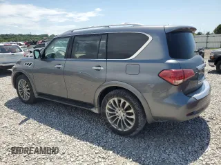 2015 Infiniti QX80 with VIN JN8AZ2NE5F9086764, listed as a Copart auction lot 65805134 with 154,333 mi miles and Salvage Title. Bid and sale history available at carsss.com. Image 2.